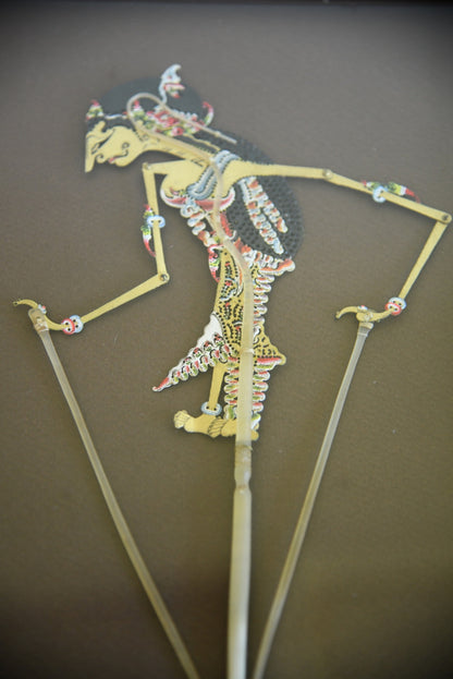 Indonesian Framed Shadow Puppet - Kernow Furniture