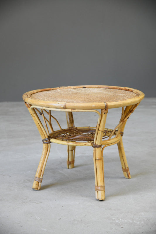 Retro Cane Coffee Table - Kernow Furniture