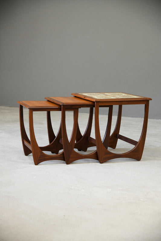 Retro G Plan Fresco Teak Nest of Tables - Kernow Furniture