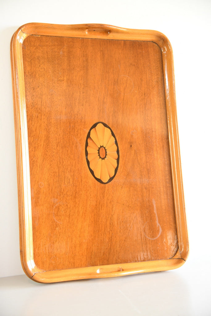 Large Marquetry Serving Tray - Kernow Furniture