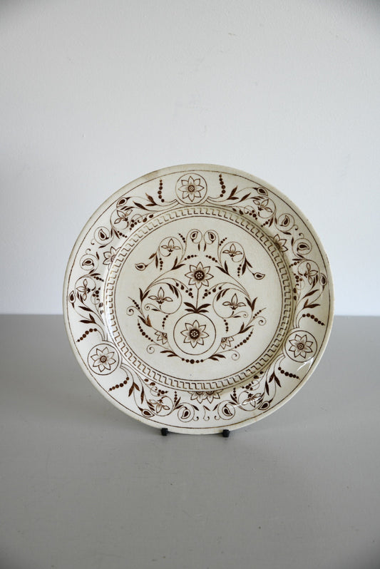 4 x T G F B Parisian Granite Scroll Breakfast Plates - Kernow Furniture