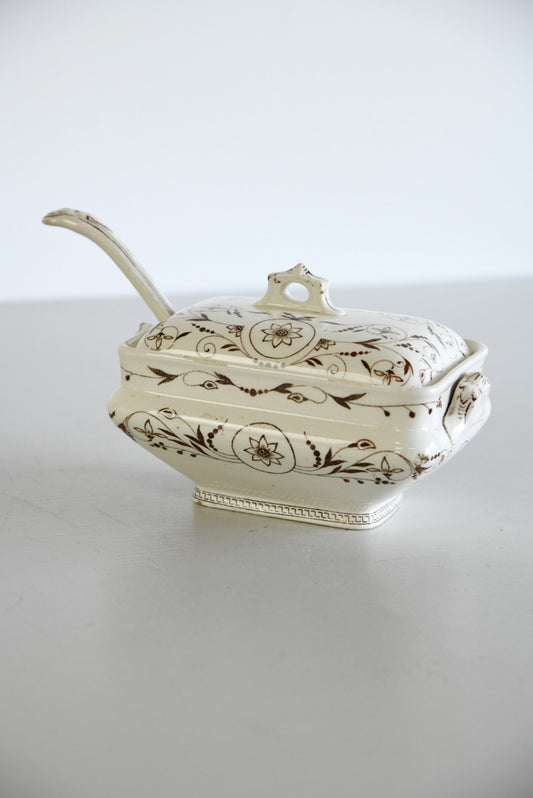 T G F B Parisian Granite Scroll Tureen - Kernow Furniture