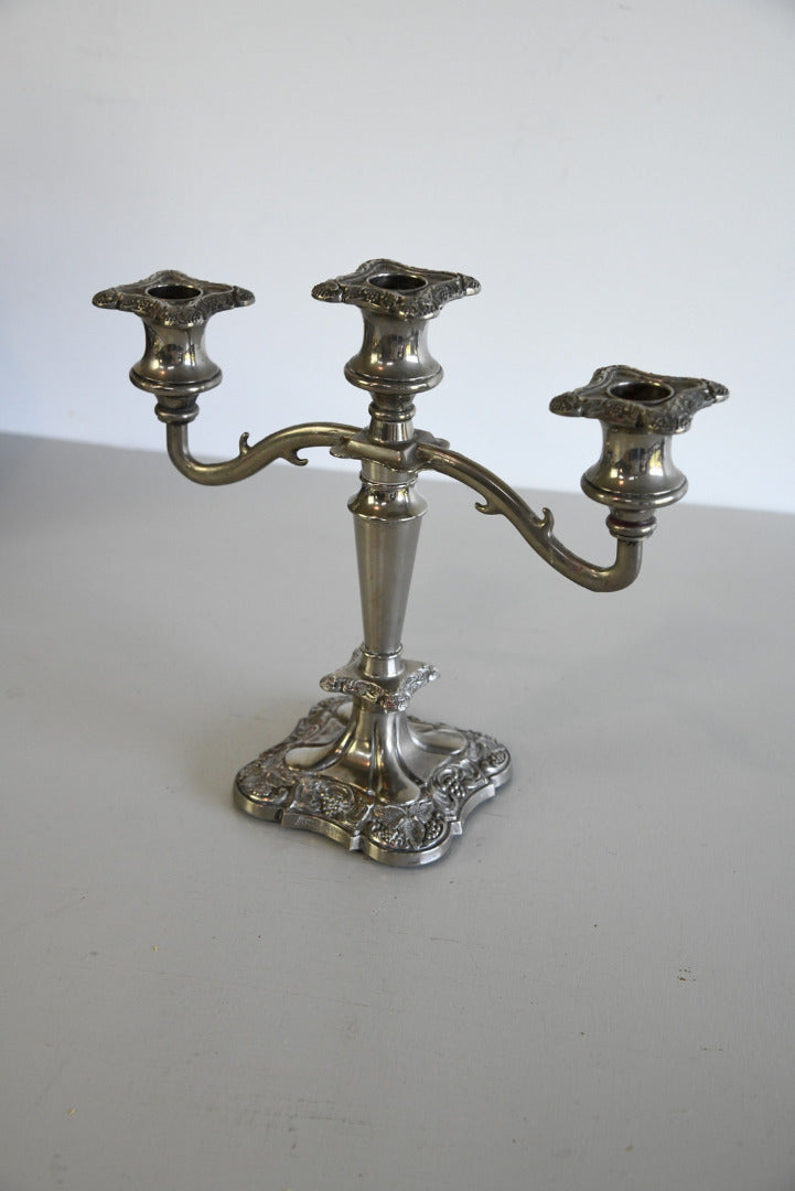 Silver Plate Candelabra - Kernow Furniture