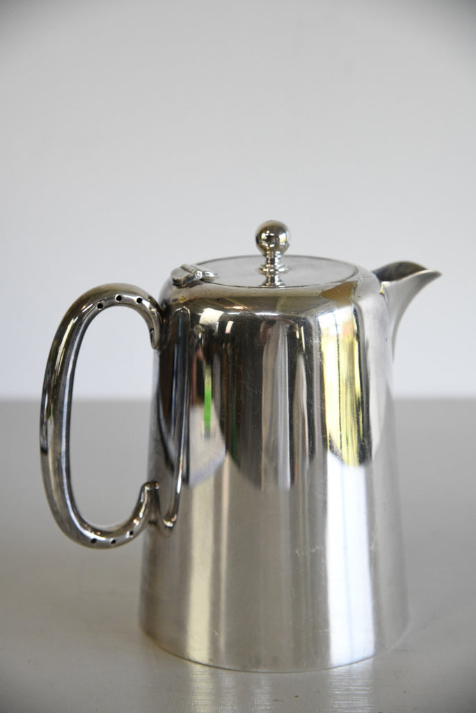Art Deco 2 Pint Silver Plate Teapot - Kernow Furniture