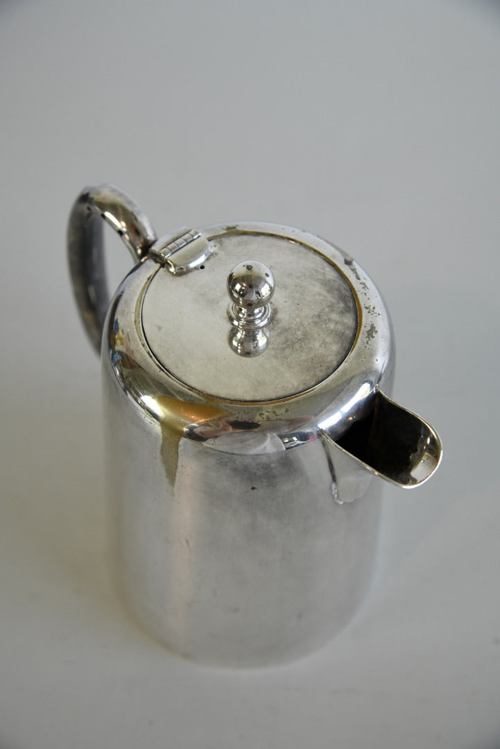 Art Deco 2 Pint Silver Plate Teapot - Kernow Furniture