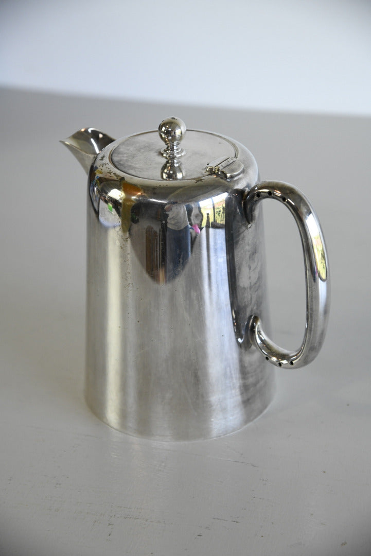 Art Deco 2 Pint Silver Plate Teapot - Kernow Furniture