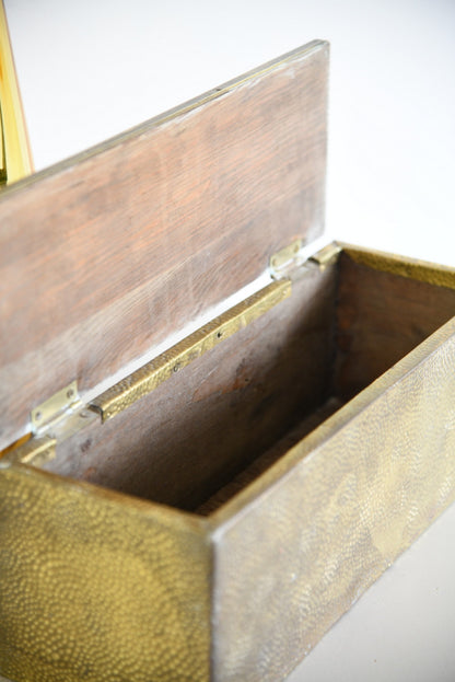 Hammered Brass Box - Kernow Furniture