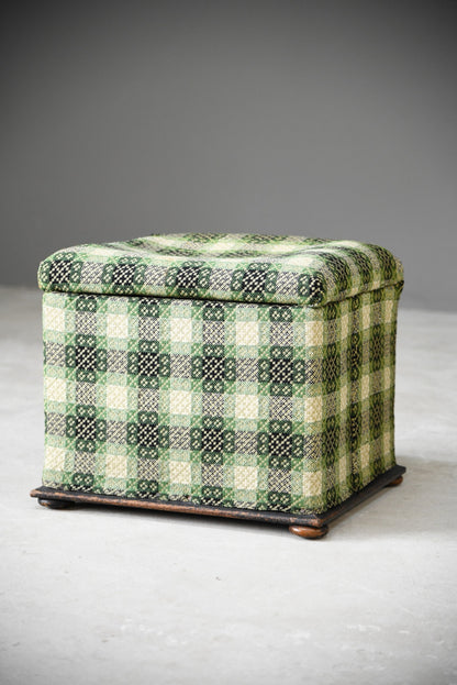 Welsh Blanket Ottoman - Kernow Furniture