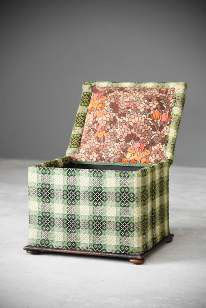 Welsh Blanket Ottoman - Kernow Furniture