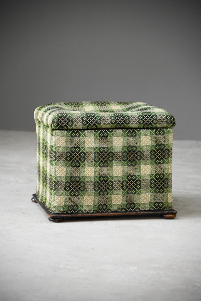 Welsh Blanket Ottoman - Kernow Furniture