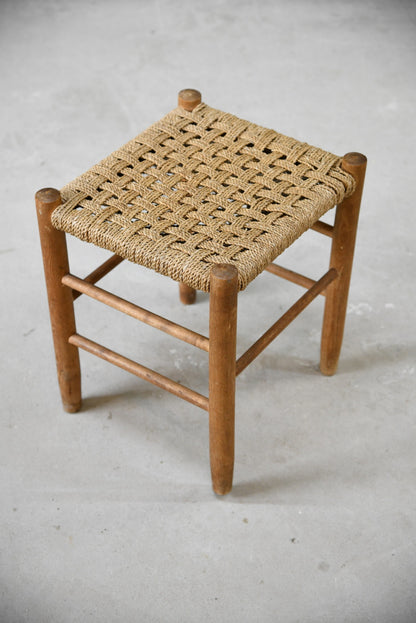 Small Seagrass Stool - Kernow Furniture