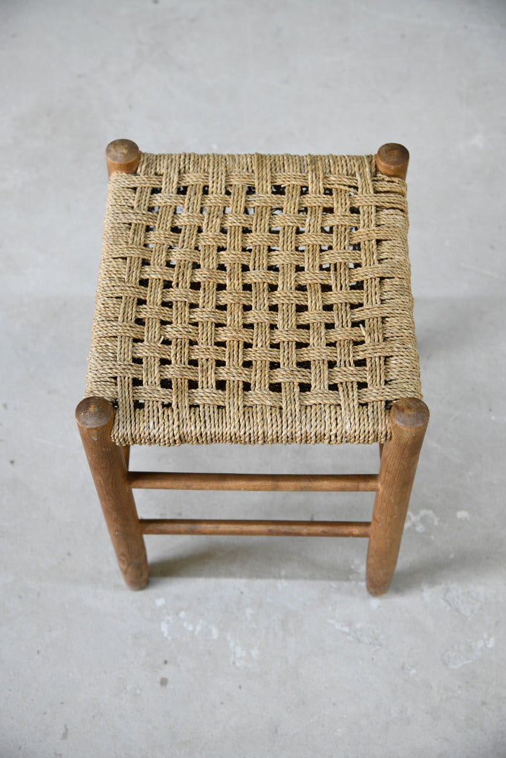 Small Seagrass Stool - Kernow Furniture