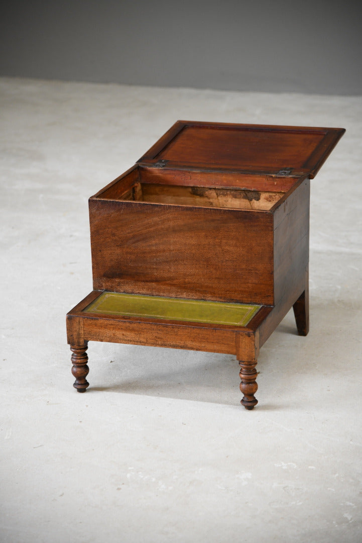 Mahogany Step Commode - Kernow Furniture