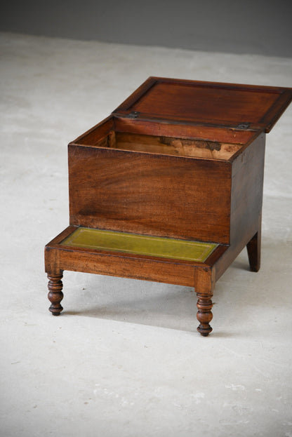 Mahogany Step Commode - Kernow Furniture