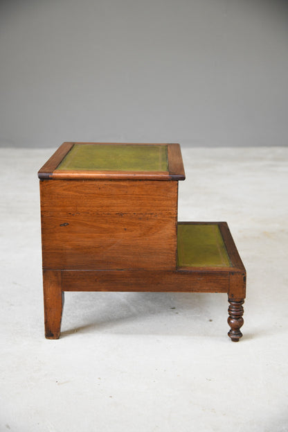 Mahogany Step Commode - Kernow Furniture