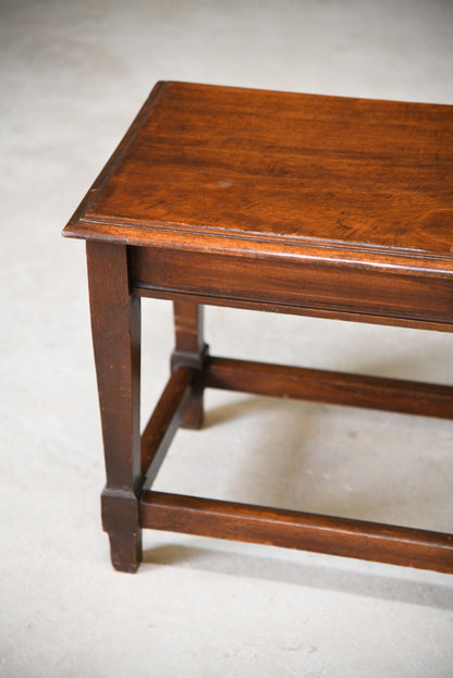 Mahogany Low Side Table - Kernow Furniture