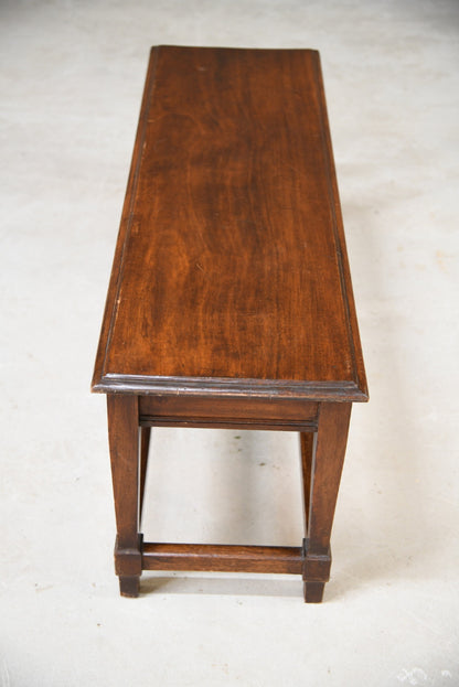 Mahogany Low Side Table - Kernow Furniture