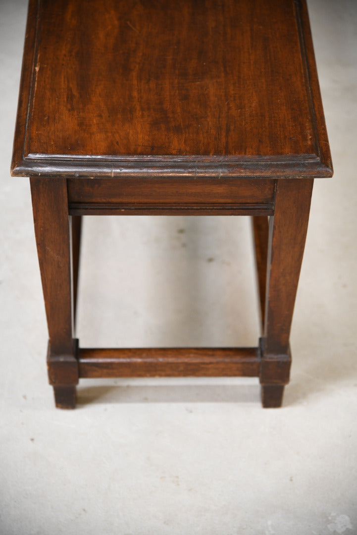 Mahogany Low Side Table - Kernow Furniture