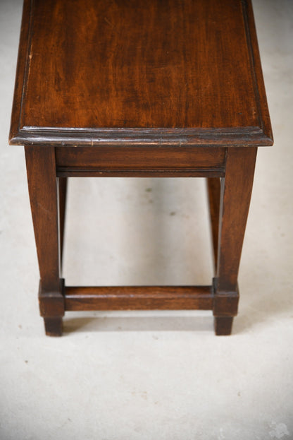 Mahogany Low Side Table - Kernow Furniture