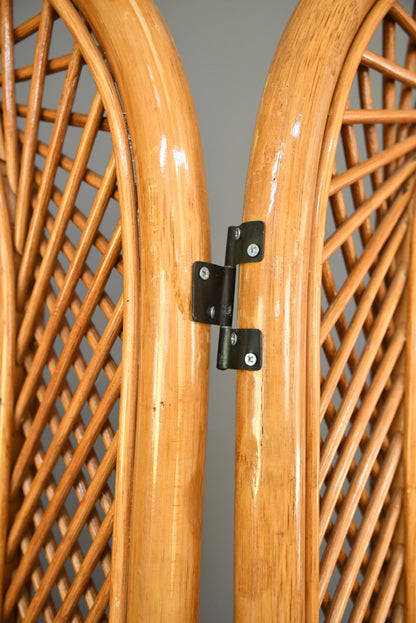 Pair Retro Cane Screens - Kernow Furniture