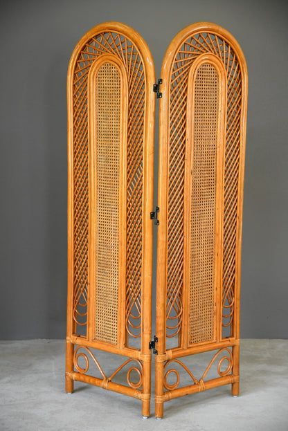 Pair Retro Cane Screens - Kernow Furniture