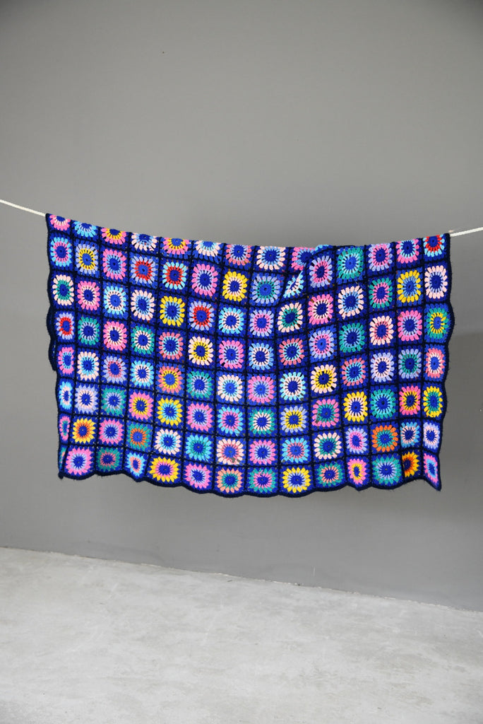Retro Crochet Blanket - Kernow Furniture