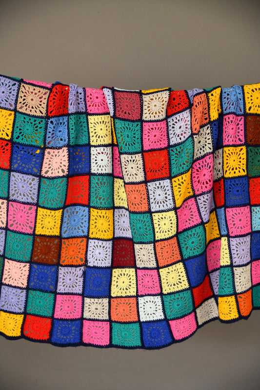 Retro Crochet Bedspread - Kernow Furniture