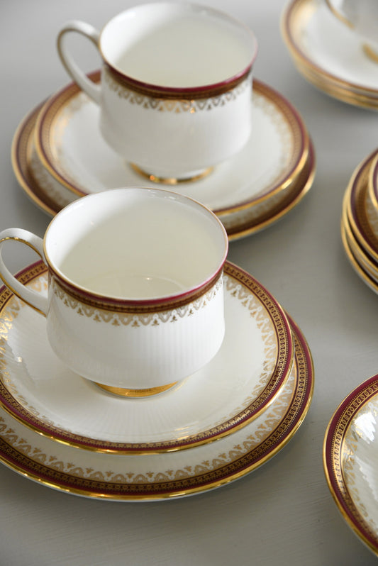 6 x Royal Albert Paragon Holyrood Cups Saucers Tea Plates - Kernow Furniture