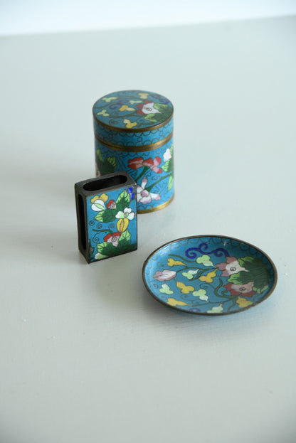 Chinese Enamel Set - Kernow Furniture