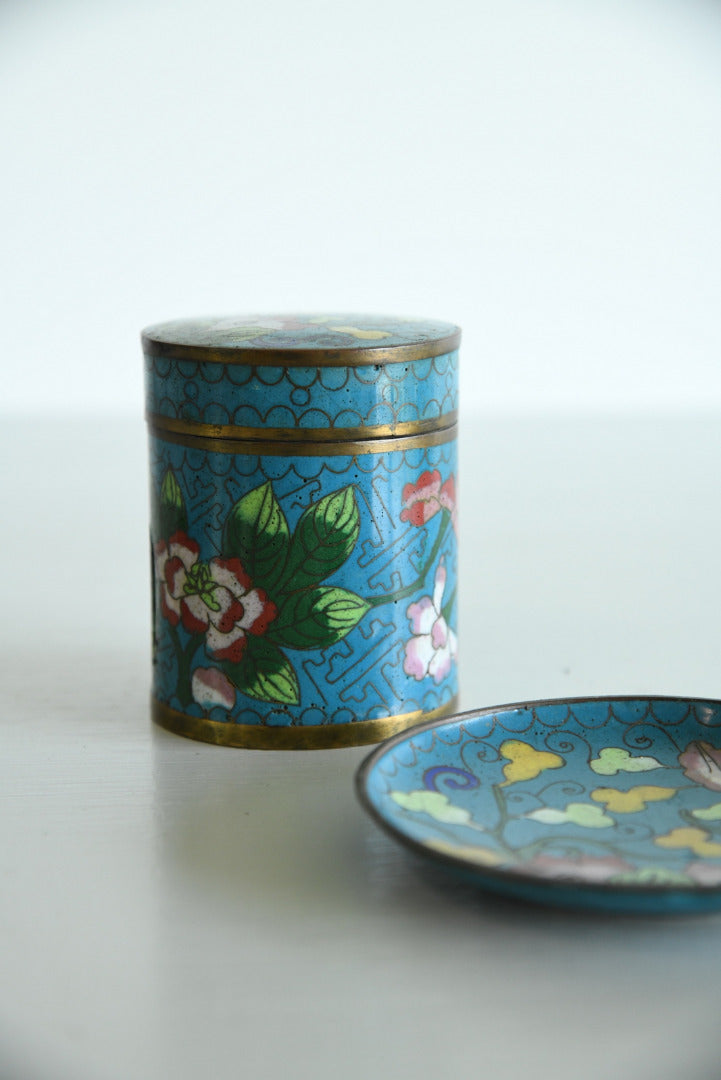 Chinese Enamel Set - Kernow Furniture