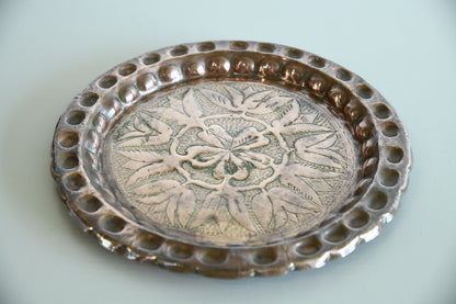 Ornamental Turkish Copper Dish - Kernow Furniture