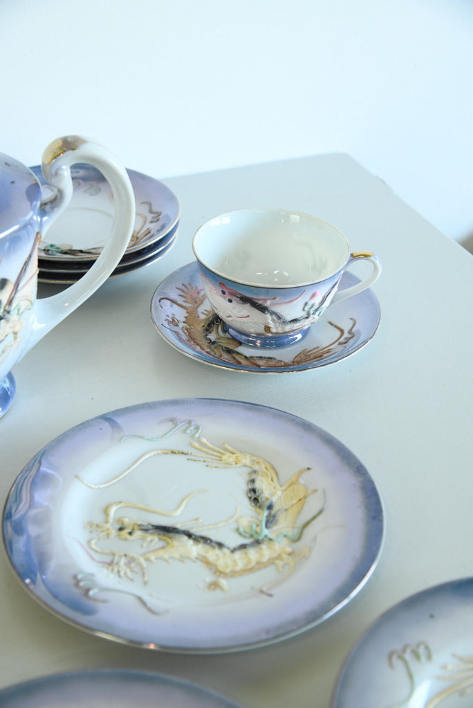 Japanese Teapot & Plates - Kernow Furniture