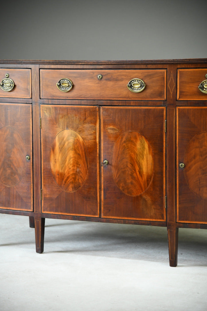 Antique Mahogany Side Cabinet - Kernow Furniture