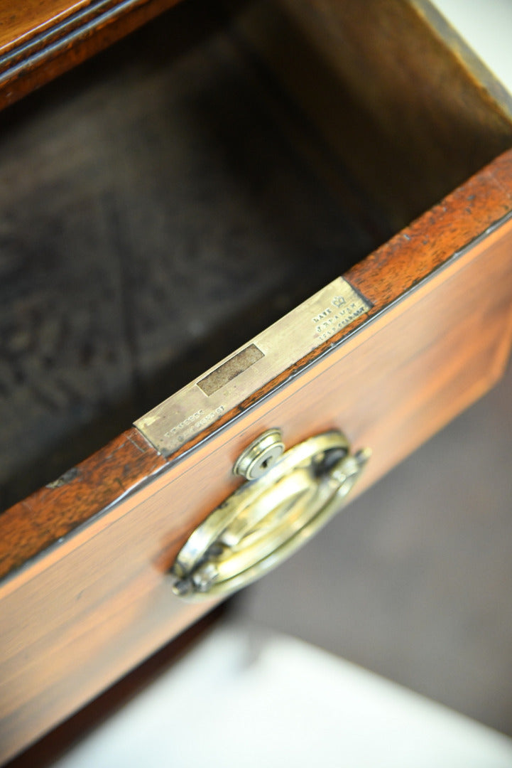Antique Mahogany Side Cabinet - Kernow Furniture