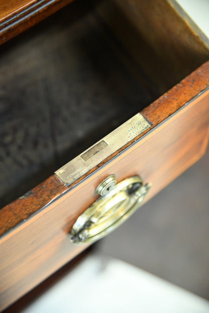 Antique Mahogany Side Cabinet - Kernow Furniture