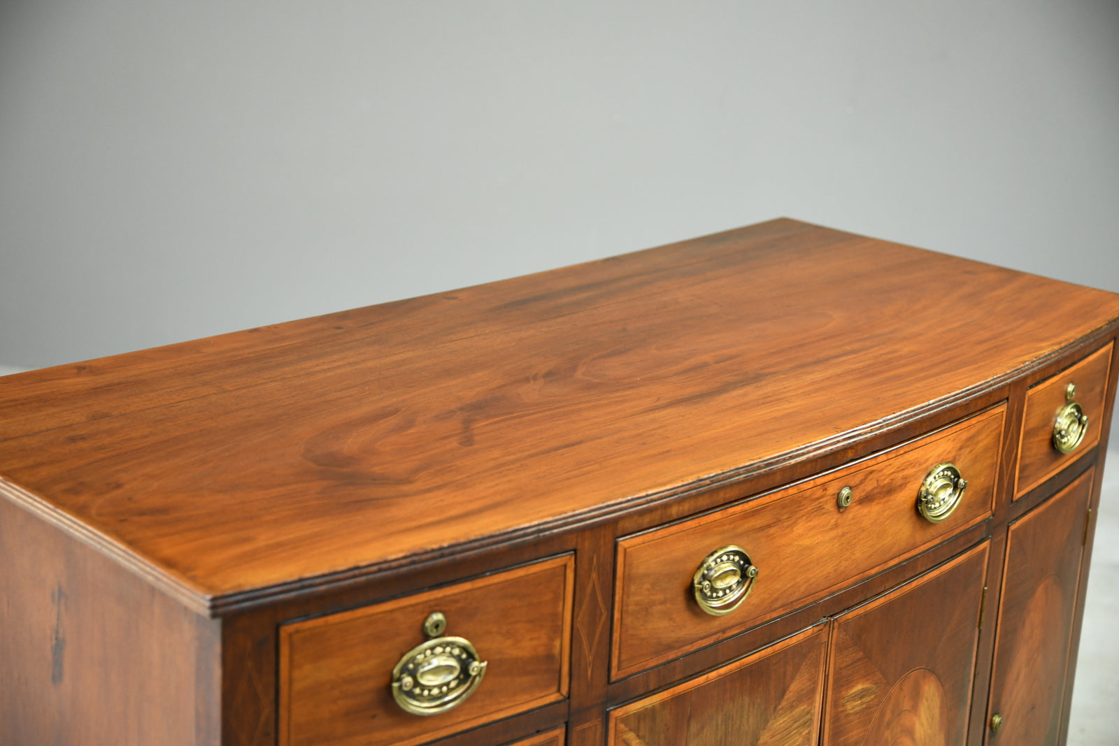 Antique Mahogany Side Cabinet - Kernow Furniture