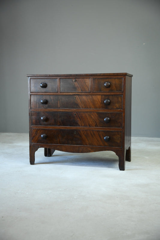 Antique Mahogany Chest of Drawers - Kernow Furniture