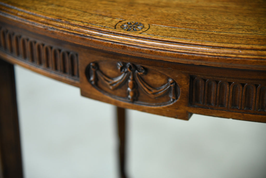 Antique Oval Centre Table - Kernow Furniture