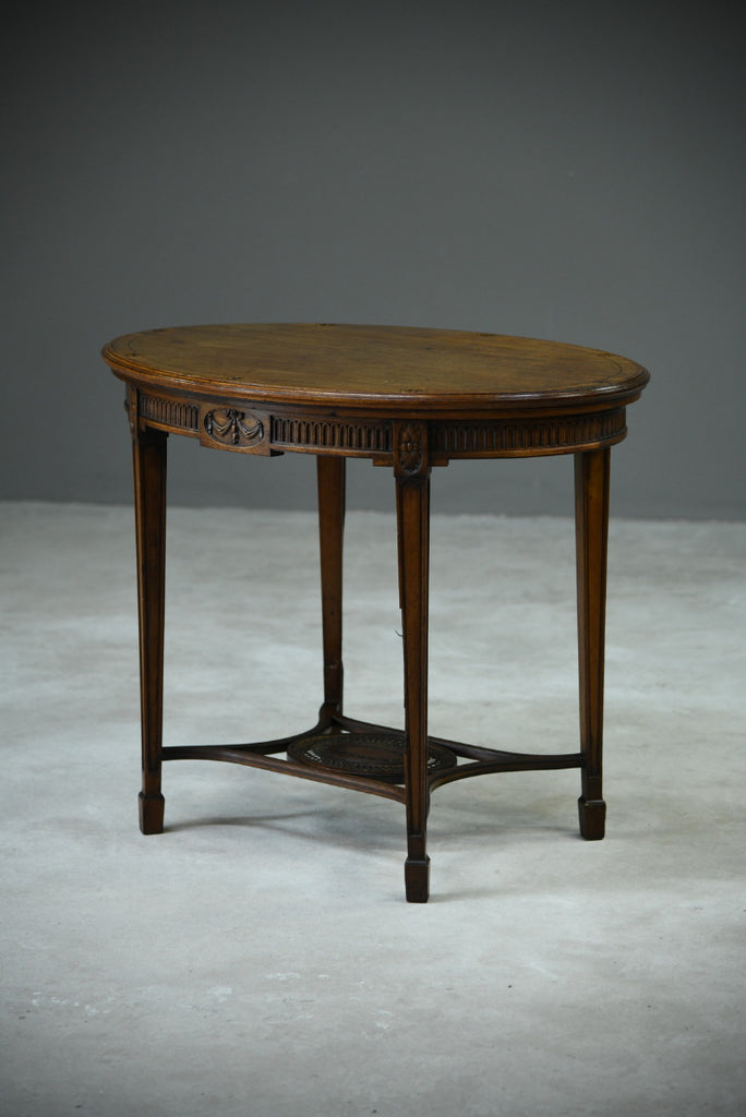 Antique Oval Centre Table - Kernow Furniture