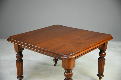 Antique Mahogany Extending Dining Table - Kernow Furniture