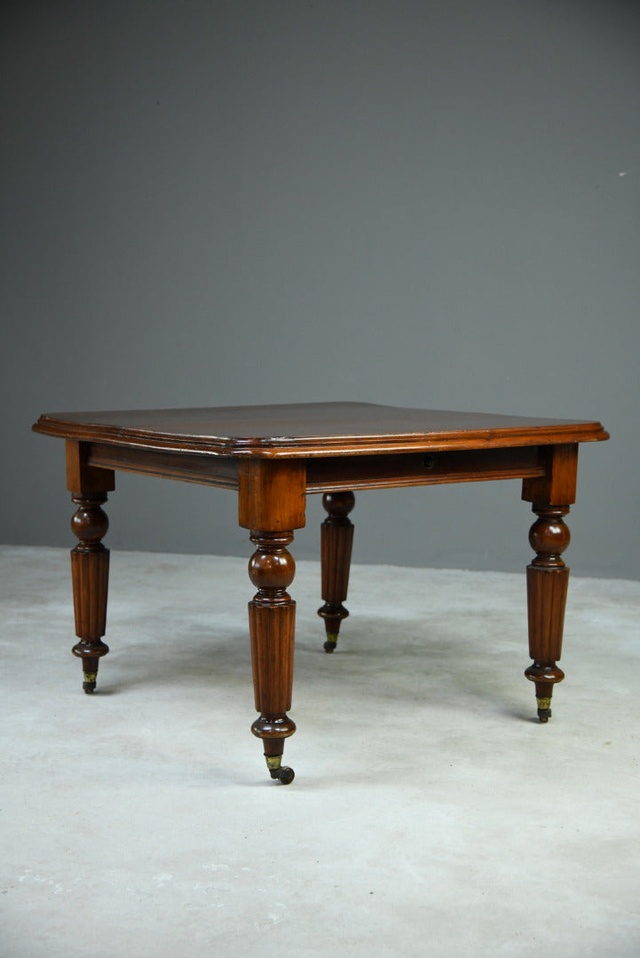 Antique Mahogany Extending Dining Table - Kernow Furniture