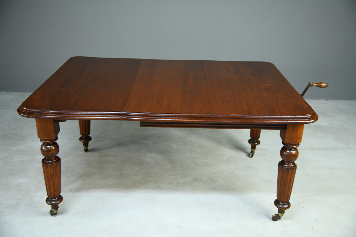 Antique Mahogany Extending Dining Table - Kernow Furniture