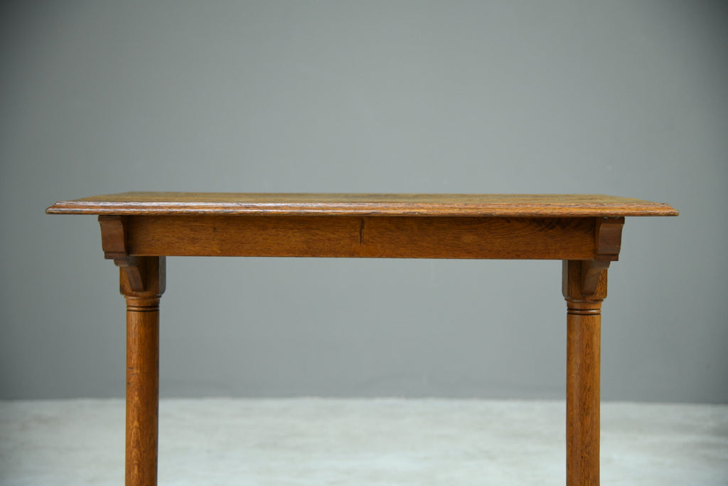 Oak Arts & Crafts Side Table - Kernow Furniture