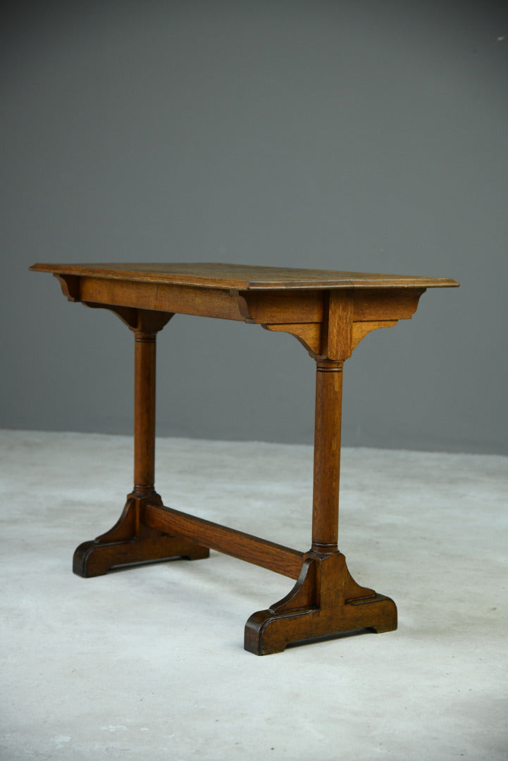 Oak Arts & Crafts Side Table - Kernow Furniture