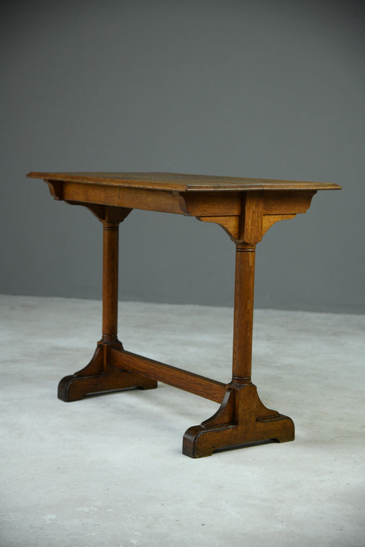 Oak Arts & Crafts Side Table - Kernow Furniture