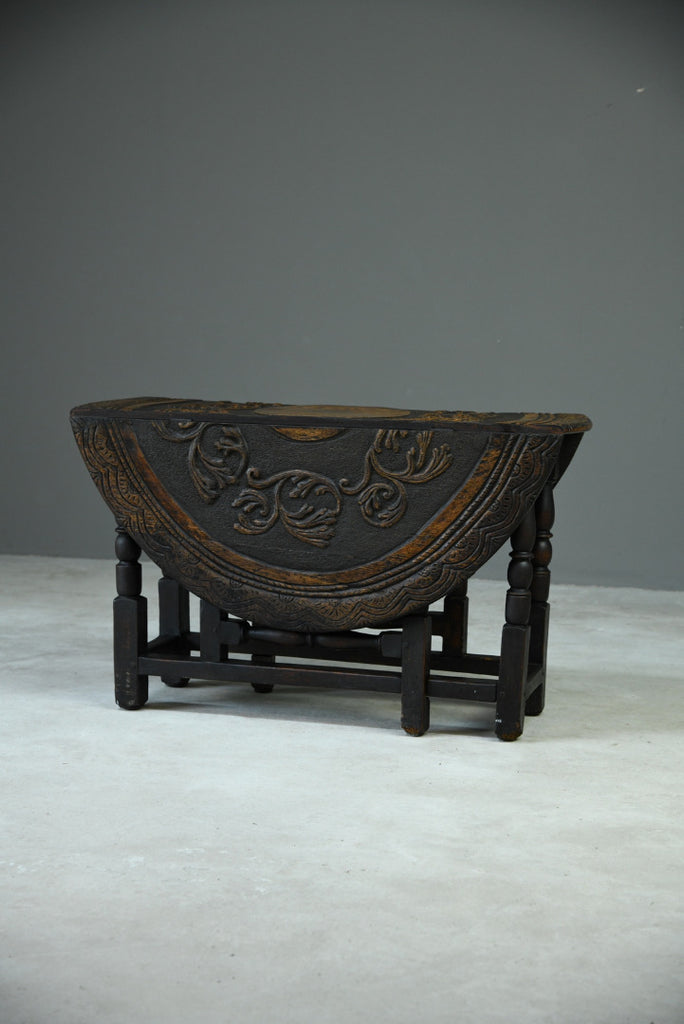 Antique Oak 18th Century Gate Leg Table - Kernow Furniture