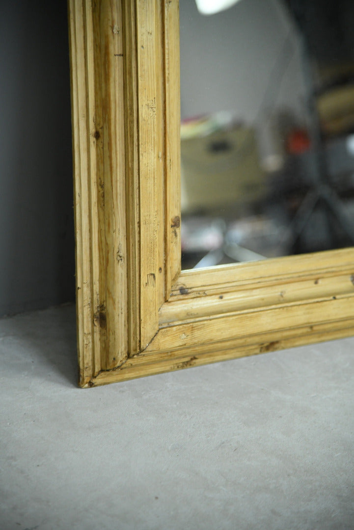 Rustic Pine Wall Mirror - Kernow Furniture