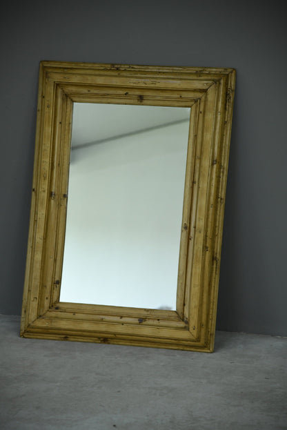 Rustic Pine Wall Mirror - Kernow Furniture