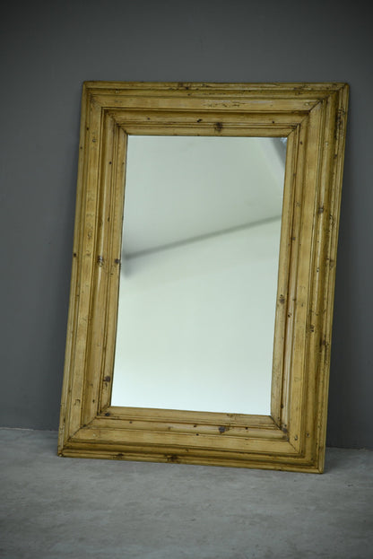 Rustic Pine Wall Mirror - Kernow Furniture