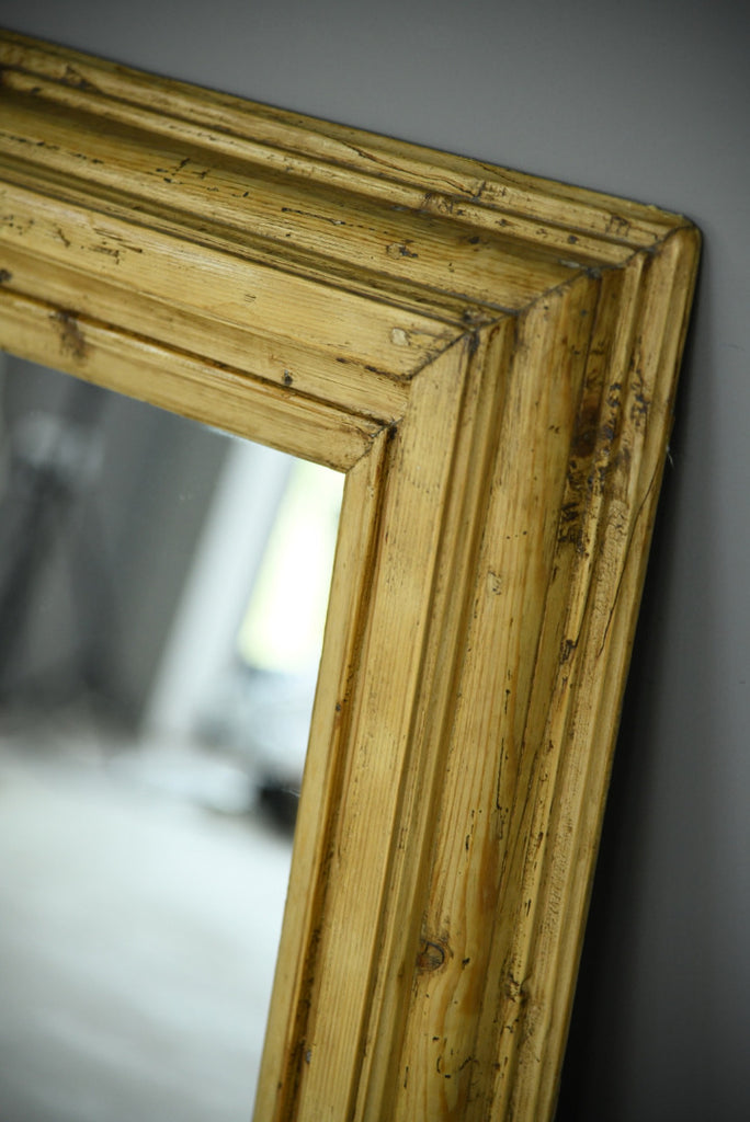 Rustic Pine Wall Mirror - Kernow Furniture
